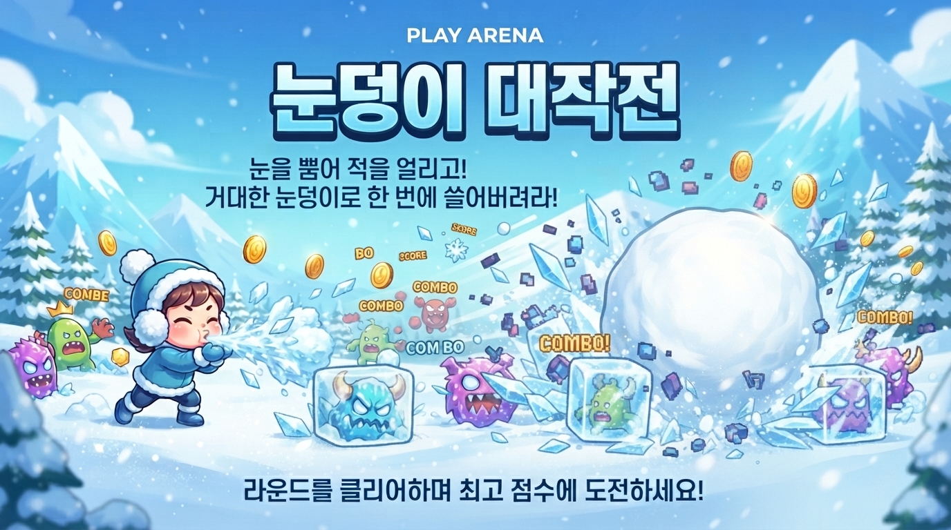 눈덩이 대작전 무료 온라인 웹게임